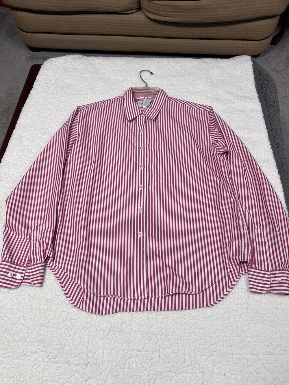 Lands End Women’s Button Front Blouse 16